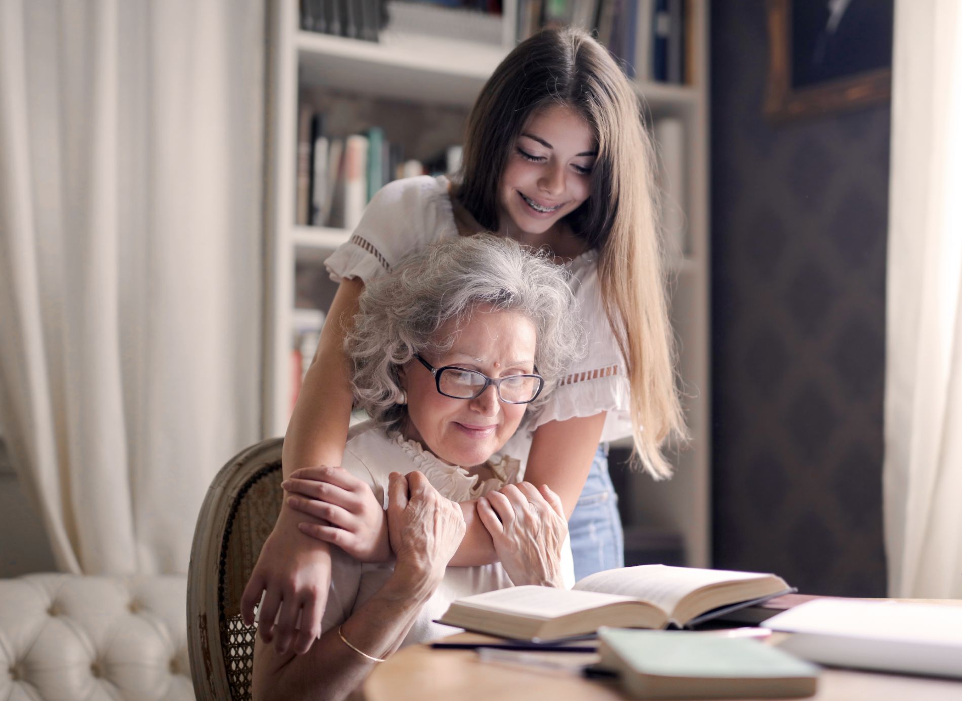 Estudiante adulto mayor